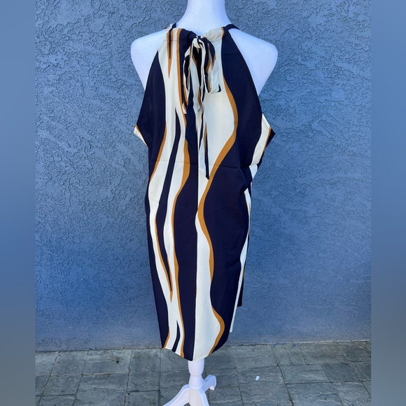 Zebra Print Sleeveless Dress - Picture 2 of 14